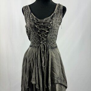 Asymmetrical Gray Dress